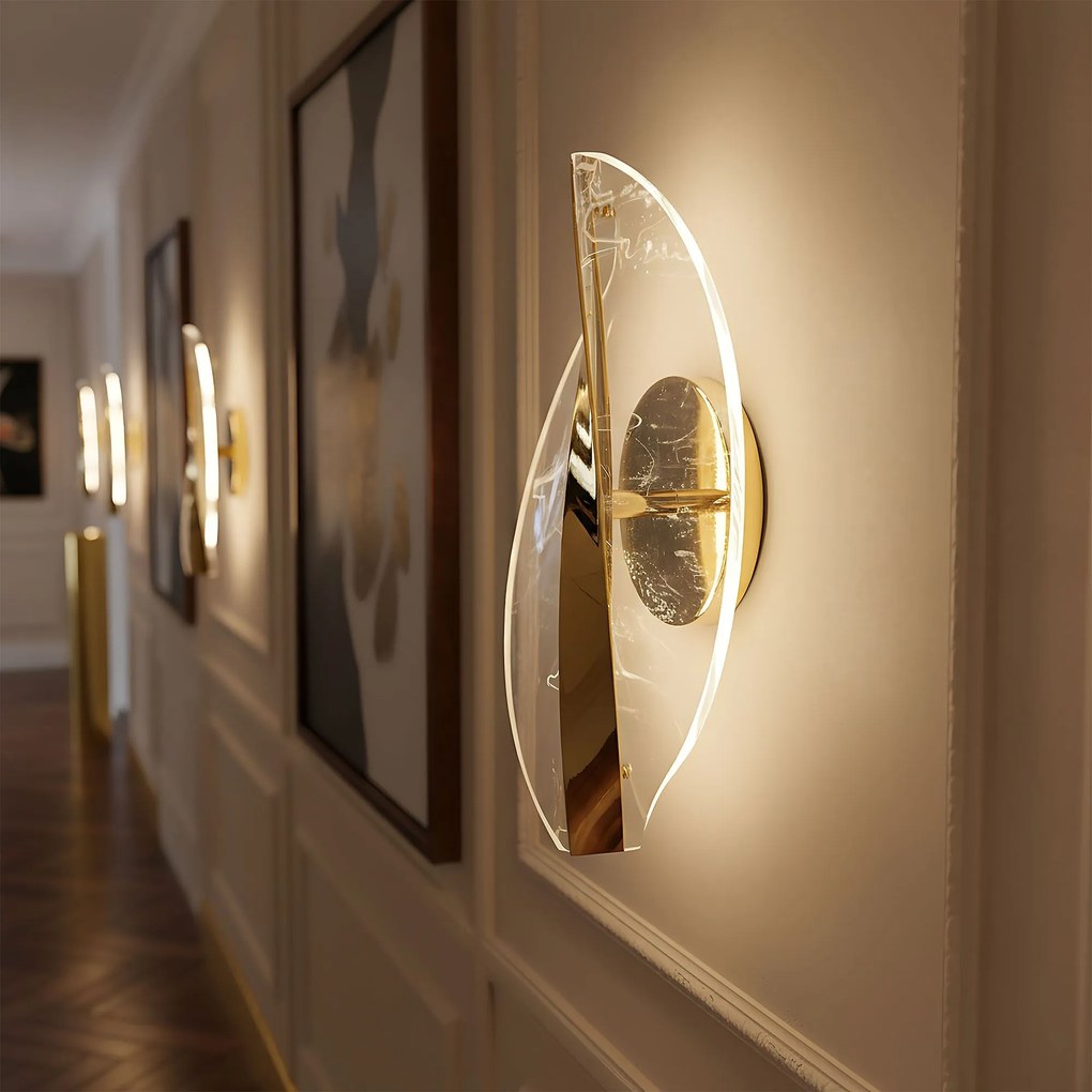 Lampada da parete LED G128-W Gold