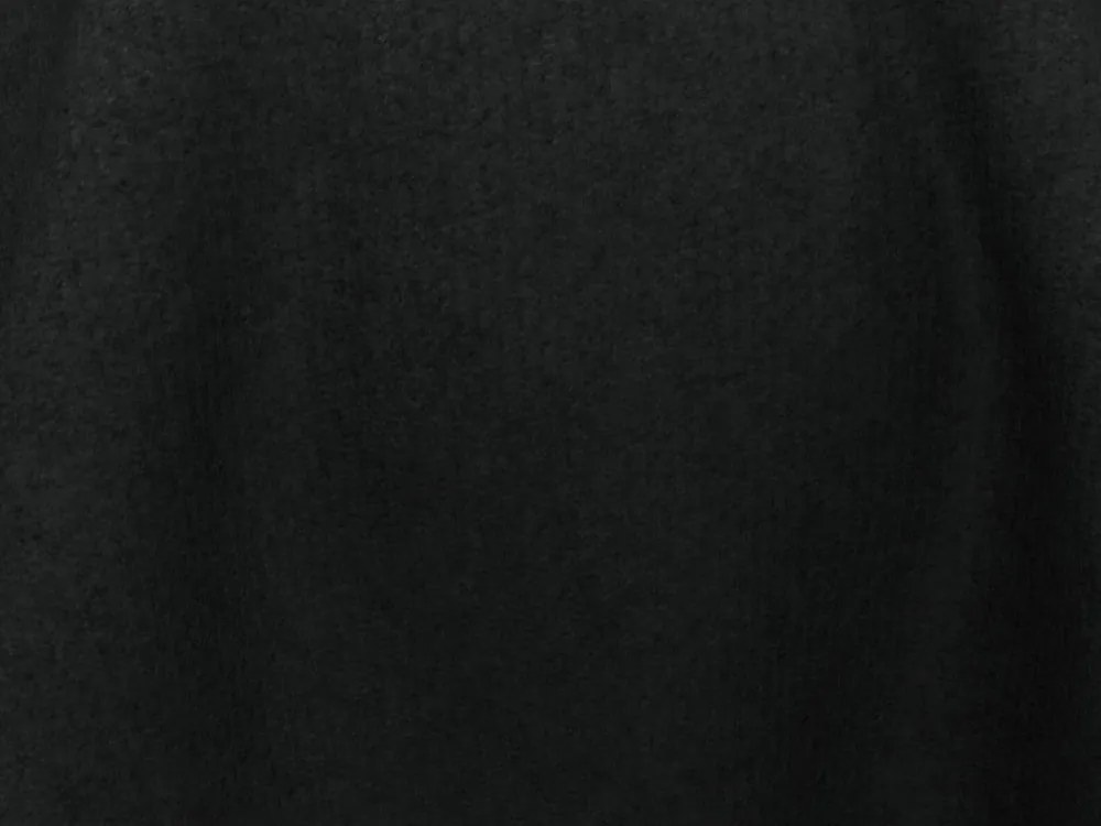 Sedia da pranzo nera in imbottito Kanoa – Makamii