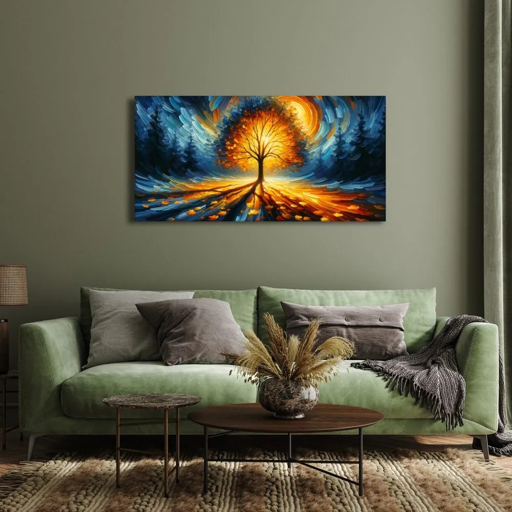 Quadro su tela – Albero della vita nella luce magica