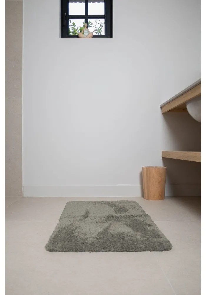 Tappeto da bagno antiscivolo marrone Jule, 60 x 60 cm - Tiseco Home Studio