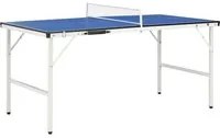 Tavolo da Ping Pong con Rete 5 Piedi 152x76x66 cm Blu