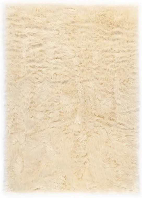 Tappeto Shaggy plush bianco, L 200 x L 140 cm
