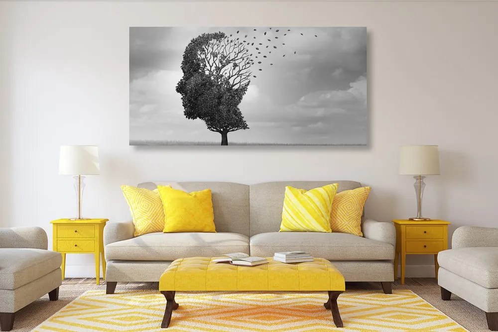 Quadro su tela – Albero in forma di volto