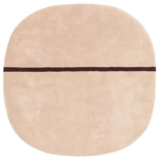 Normann Copenhagen - Oona Rug 140x140 Rose Normann Copenhagen