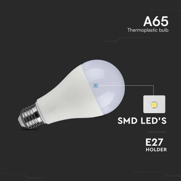 Lampadina LED SAMSUNG CHIP A65 E27/17W/230V 6500K
