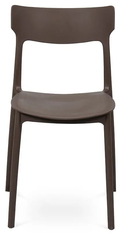 Sedia da esterno marrone in plastica Biá – Bonami Essentials