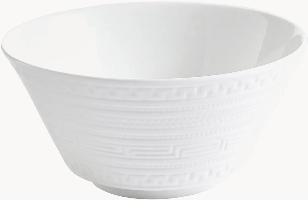 Ciotola per cereali in Fine Bone China Intaglio