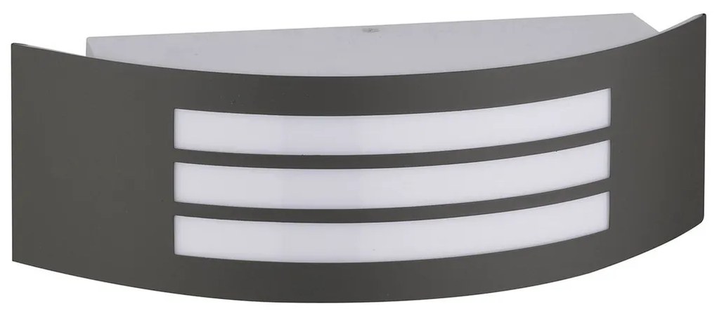 Applique Nera E27 IP54 da Esterno Antiabbagliamento - Serie SHELL