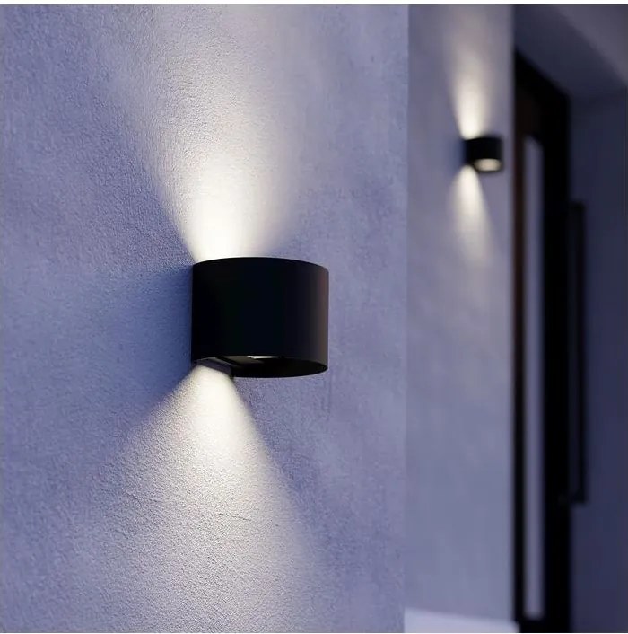 Eglo 901844 - Applique da esterno LED CALPINO 2xLED/2,8W/230V IP54 nera