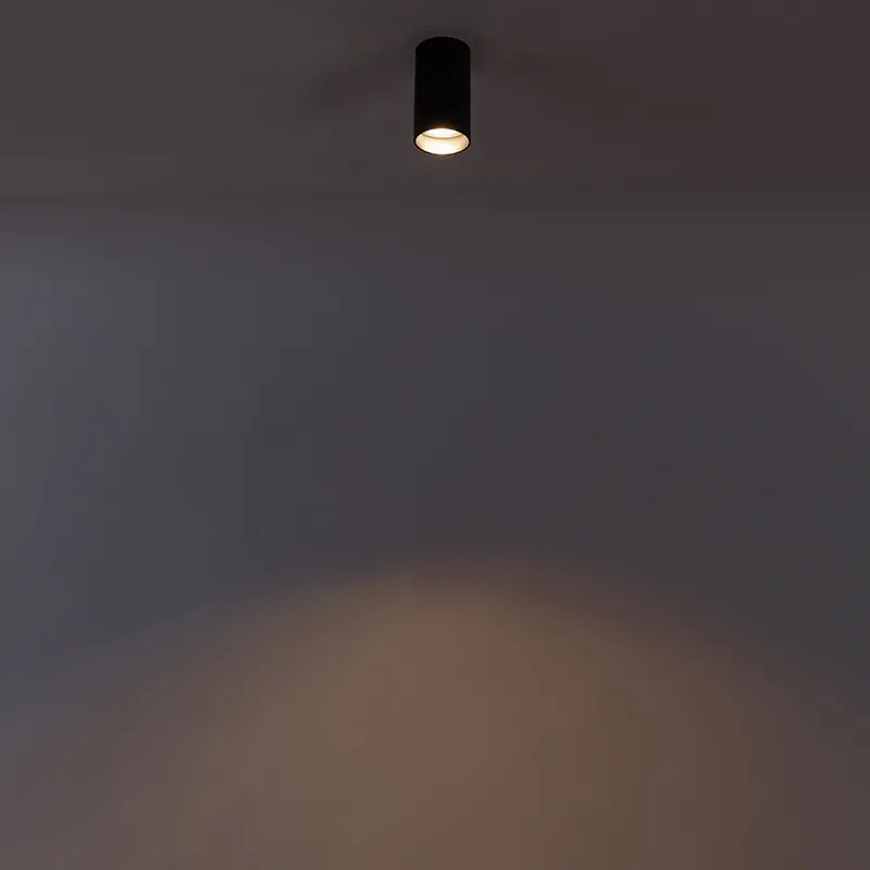 Faretto moderno intelligente nero con WiFi GU10 - Tuba