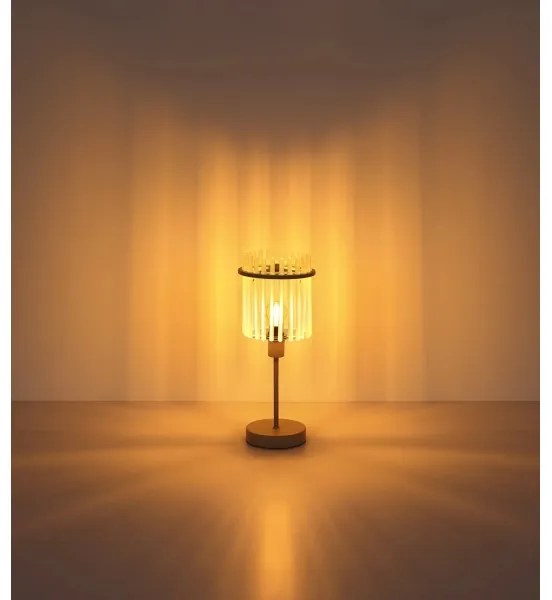 Globo 15698TB - Lampada da tavolo GORLEY 1xE14/40W/230V