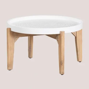 Tavolino da giardino rotondo Xajul Style Ø65 cm - Sklum