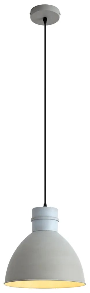 Lampada a sospensione intelligente grigia 30 cm incl. lampadina A60 wifi - Dory