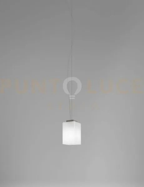 Tubes sospensione 20 bianco lucido nickel opaco 1 luce attacco e27