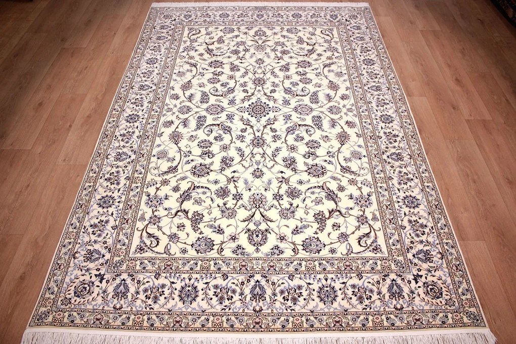 Nain Tappeto 210x300 (Iran) Annodato A Mano