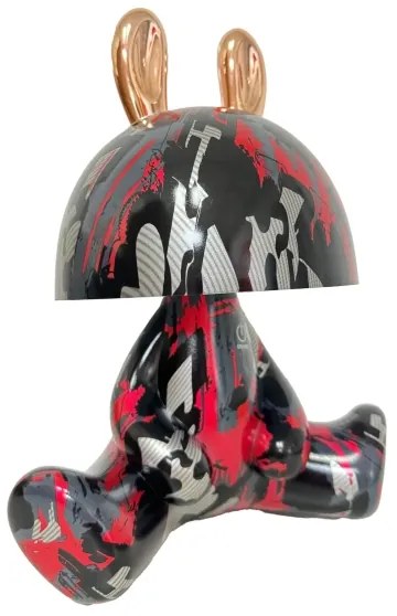 Lampada touch per bambini a LED dimmerabile FANCY LED/2,5W/3,7V nero/rosso