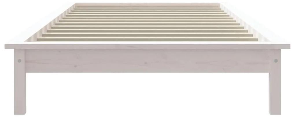 Giroletto bianco 100x200 cm in legno massello di pino