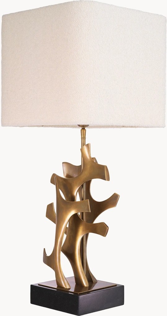 Lampada da tavolo con base in marmo Agapé
