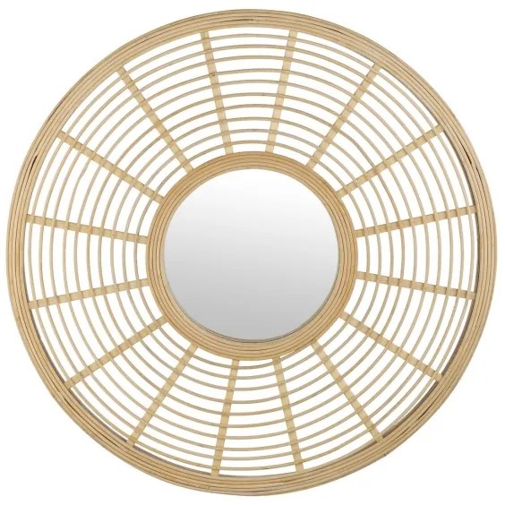 Eglo 425029 - Specchio da parete MITSUKE Ø 55 cm in bambù
