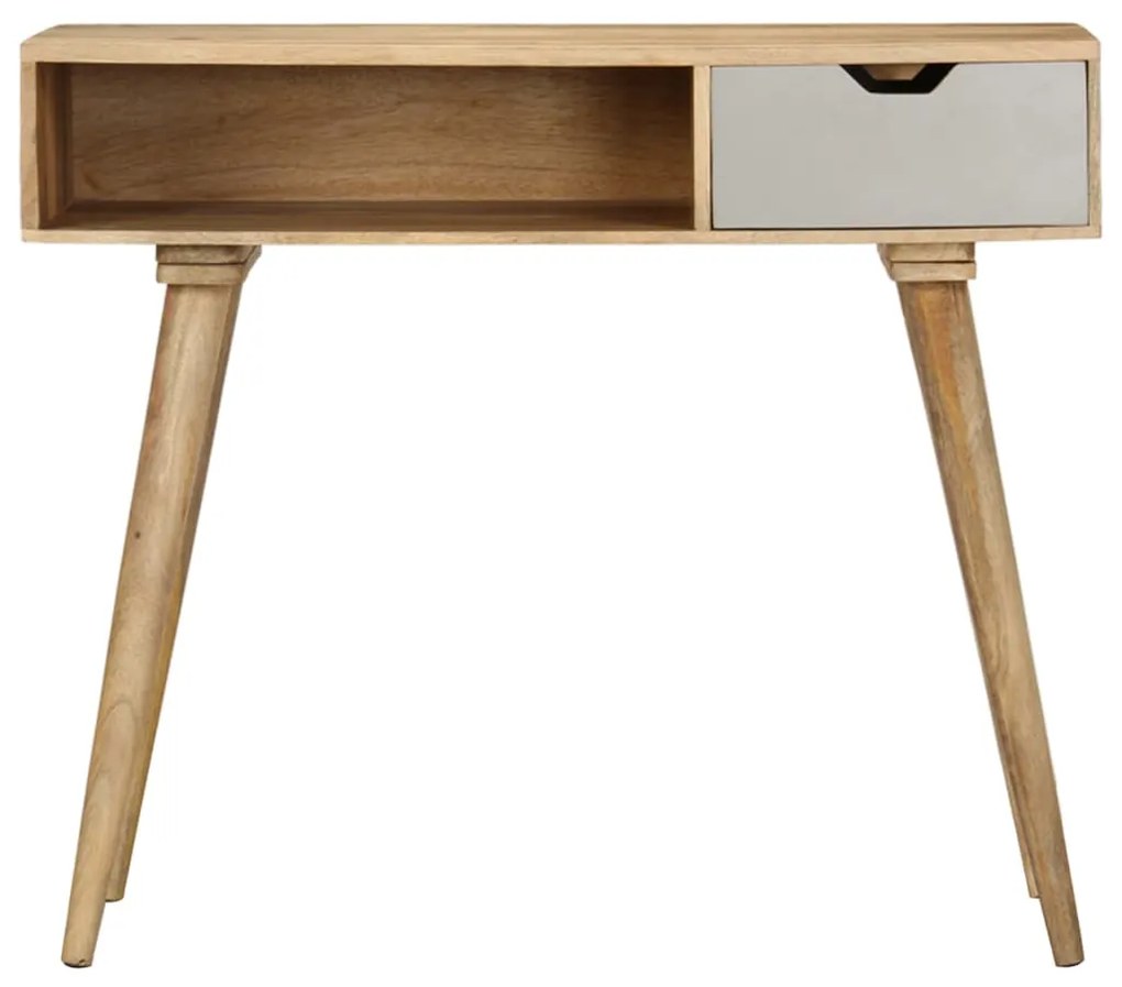 Tavolo consolle 89x44x76 cm in legno massello di mango