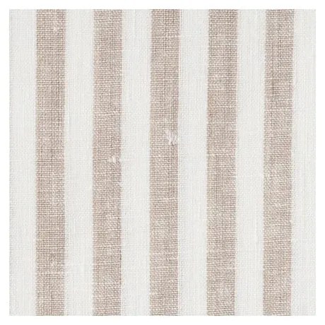 Federa 40x60 cm Natural White Stripes - Linen Tales