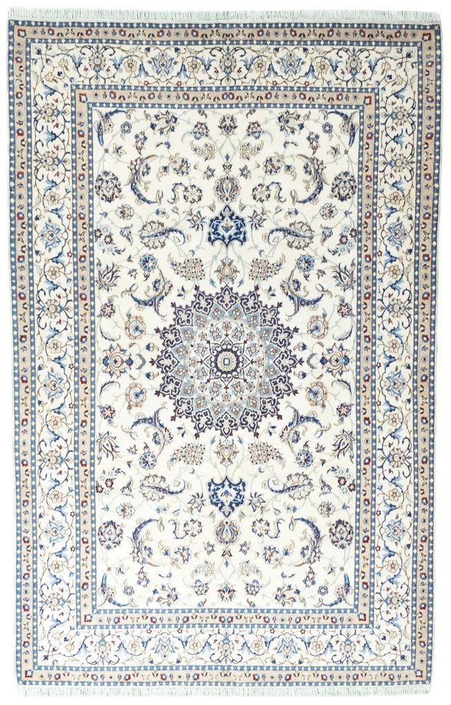 Nain Tappeto 320x200 Beige (Iran) Annodato A Mano