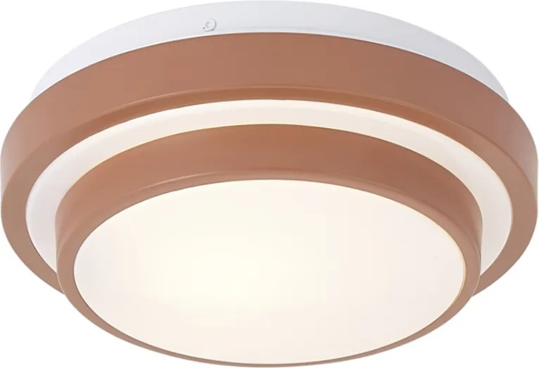 Plafoniera moderna Sienna con bianco 25cm IP44 - Walden