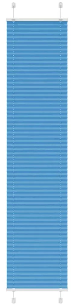 Tenda Plissettata Blu 45x200 Cm Larghezza Tessuto 44,4 Cm /