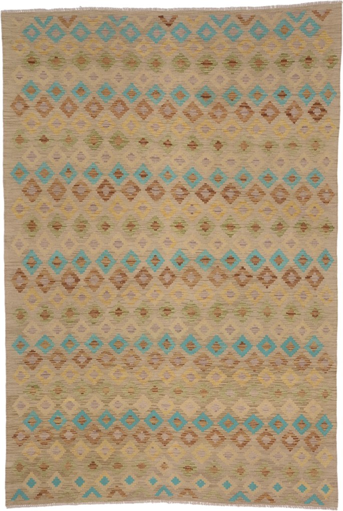 Kilim Tappeto orientale 210x310 (Afghanistan) Annodato A Mano