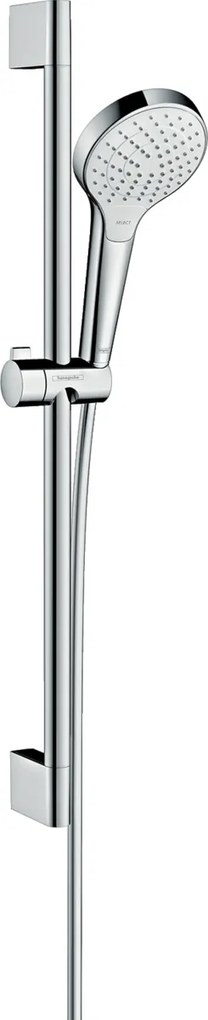 Asta doccia 65 cm con saliscendi e doccetta Vario Ecosmart Bianco Cromo Croma Select S 26563400 Hansgrohe