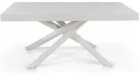 Tavolo big table nobilitato bianco consumato l.160 p.90 h.77