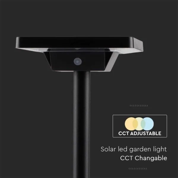 Lampada solare LED da esterno LED/2W/3,7V IP65 3000/4000/6500K 2600 mAh