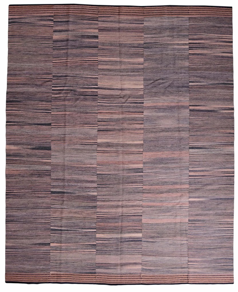 Kilim Tappeto 310 x 250 Rosso (Iran) Tessuto A Mano