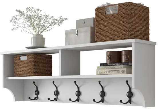Appendiabiti a parete RANI 120x37,2 cm bianco