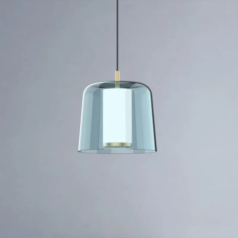 Lampadario Moderno Frieda oro paralume oro G9 MILOOX