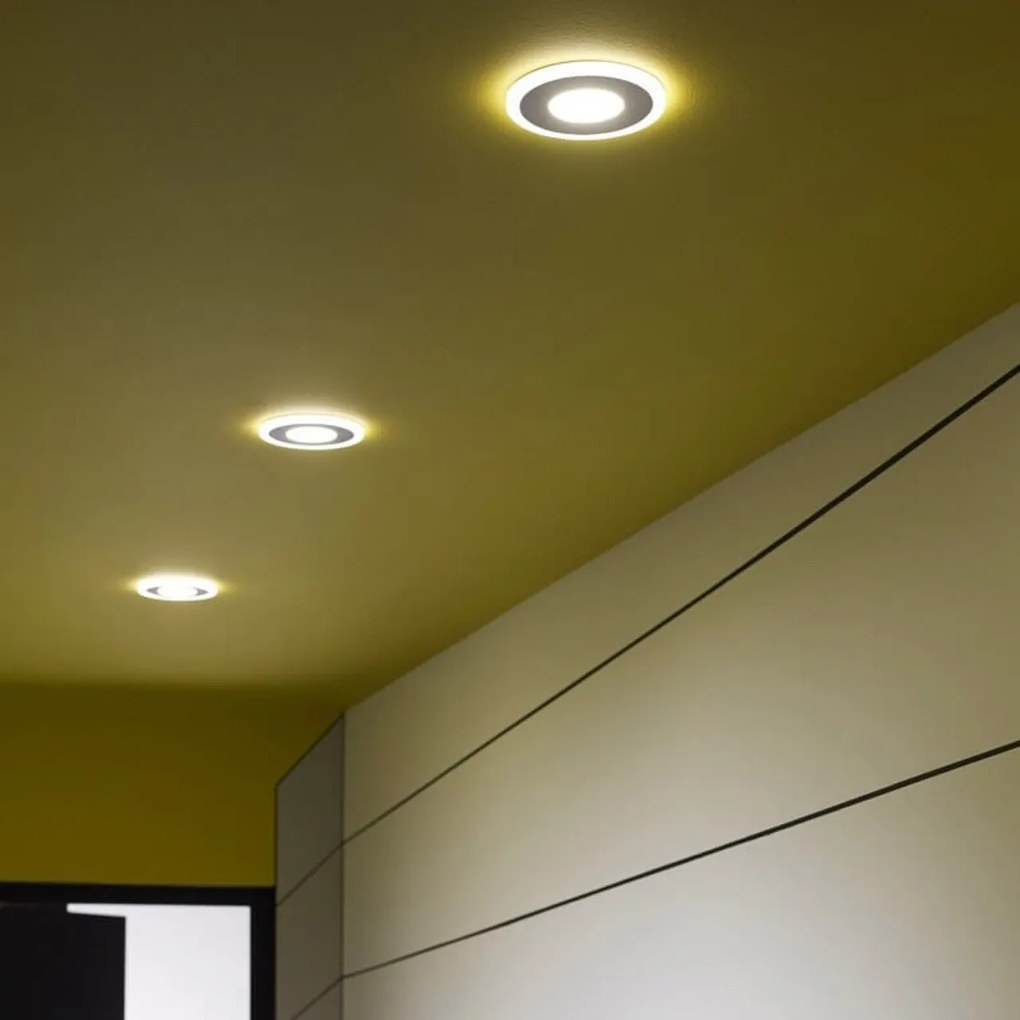 Faretto LED da incasso 55W Doppia Accensione - Foro Ø66mm Colore Bianco Naturale 4.000K
