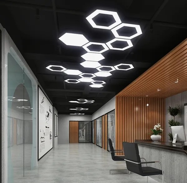 LED lampadario a cavo LED/20W/230V nero