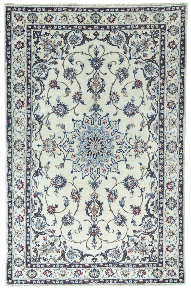 Nain Tappeto persiano 130x200 Beige (Iran) Annodato A Mano
