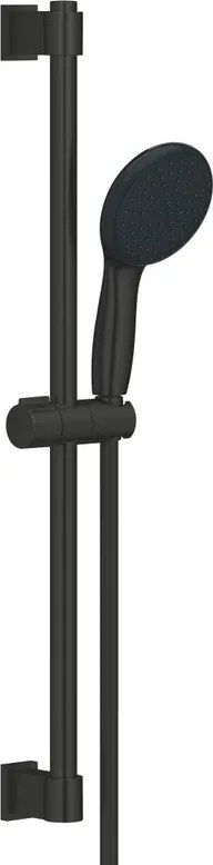 Doccetta con flessibile doccia e barra di scorrimento GROHE Vitalio Start in abs nero anticalcare 2 getti