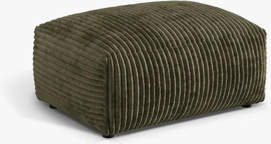 Pouf Martina in velluto a coste Tilia - L95 cm