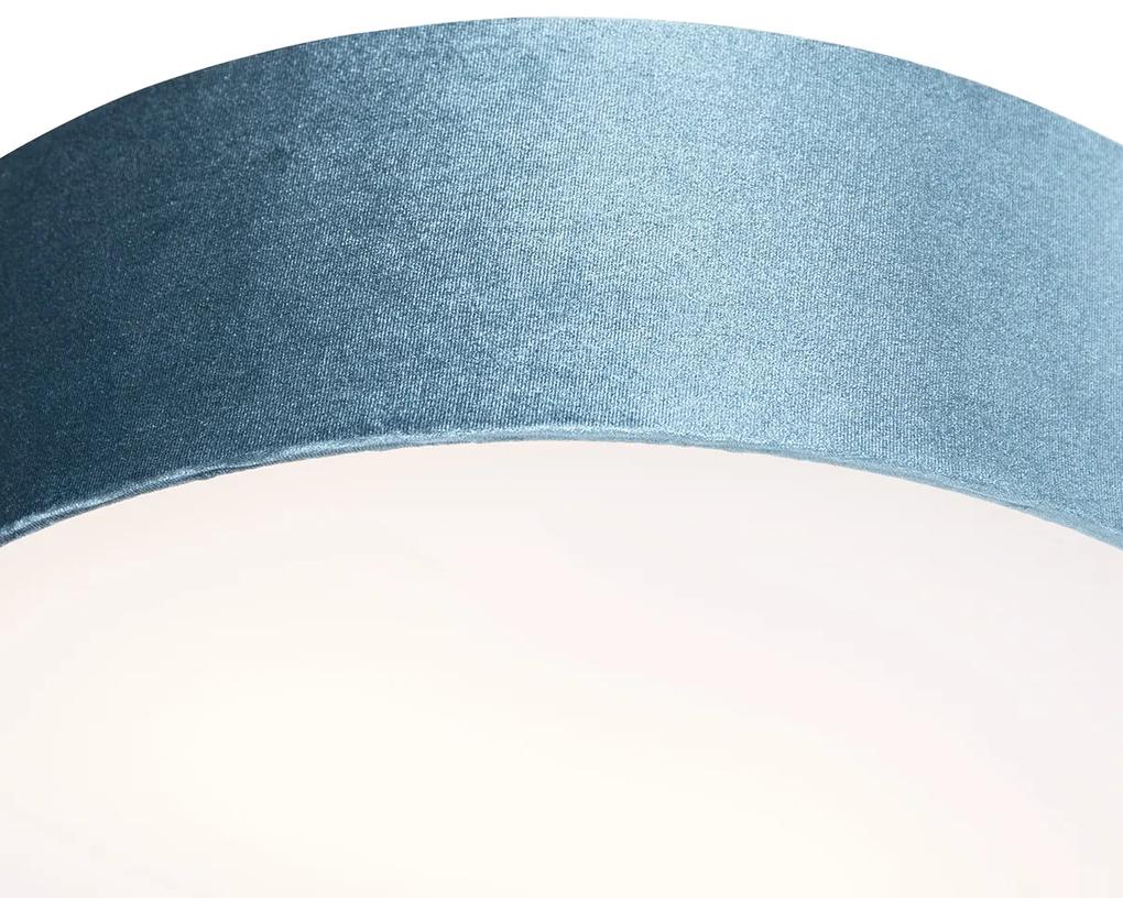 Plafoniera moderna blu 40 cm - Drum