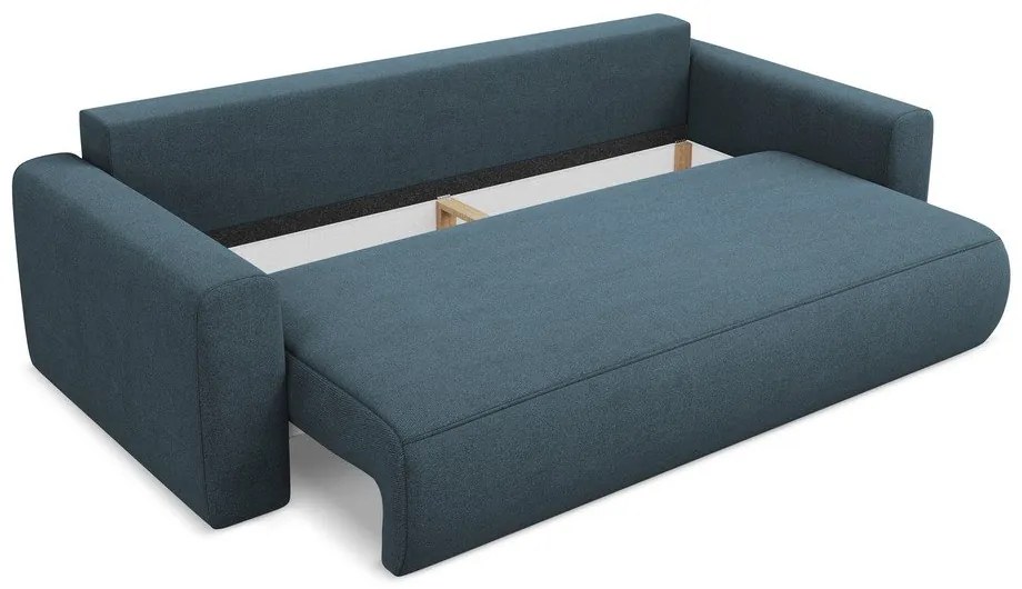 Divano blu allungabile/con contenitore 238 cm Kapua – Makamii