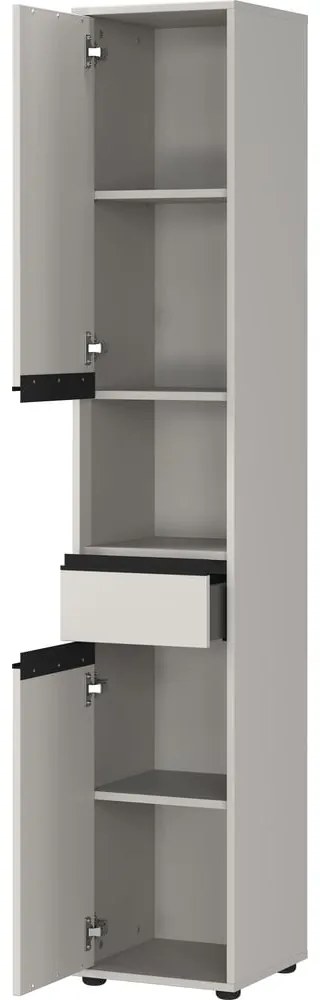 Mobile bagno grigio alto e stretto 33x181 cm Lemont - Germania