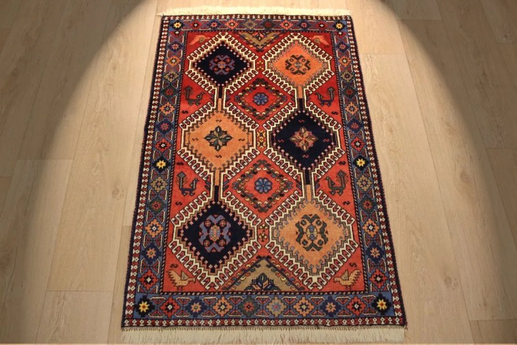 Yalameh Tappeto 80x120 (Iran) Annodato A Mano