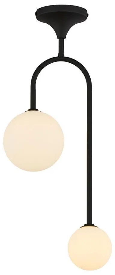 Jupiter 1946 - Surface-mounted lampadario SELEN 2xG9/40W/230V nero