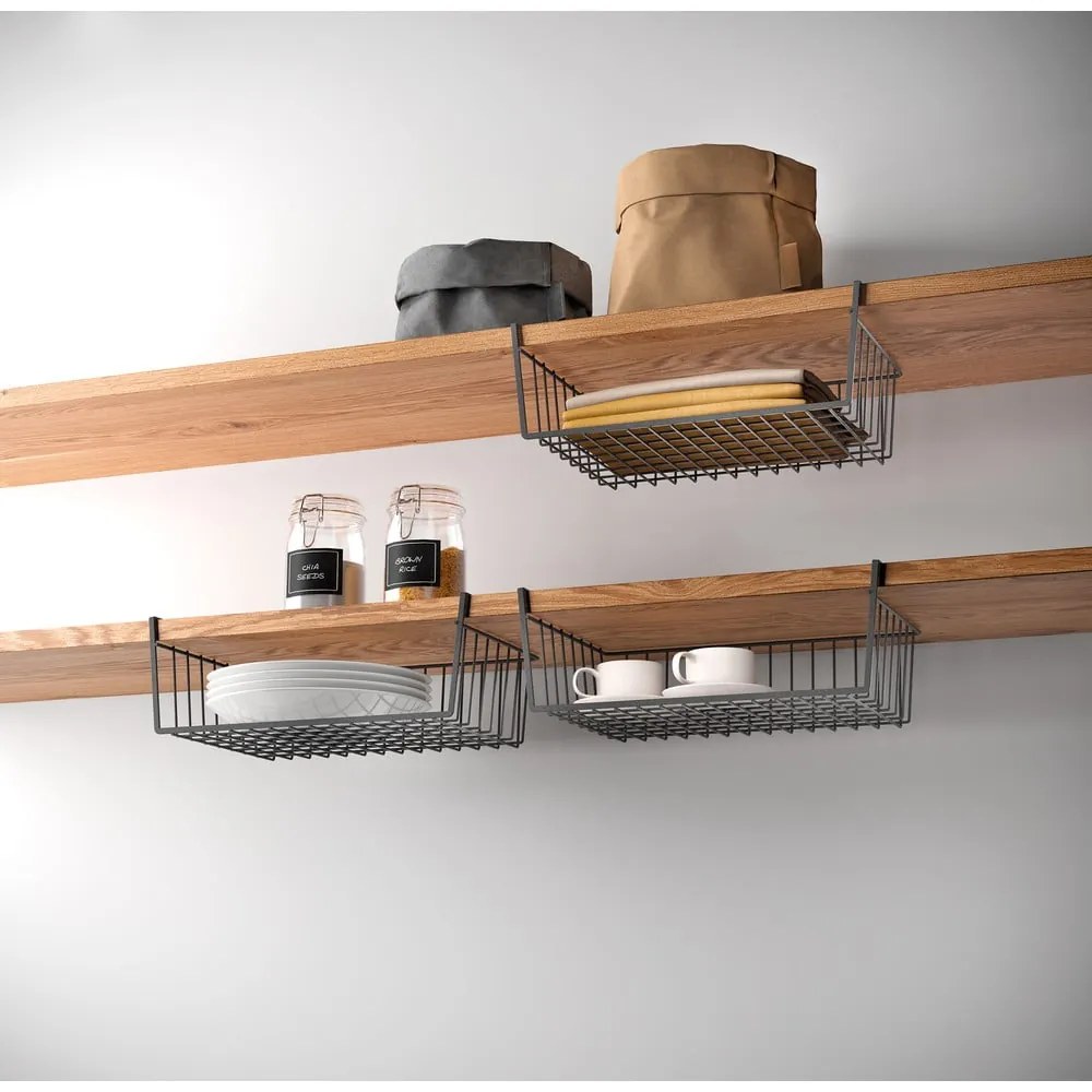 Cestino per cucina da appendere in acciaio inox 26x40 cm Kanguro – Metaltex