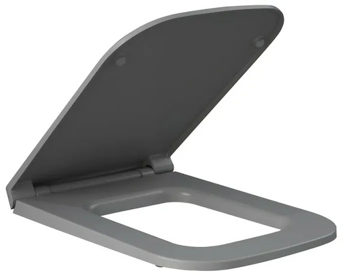 Copriwc originale grigio opaco soft-close Rak serie Metropolitan