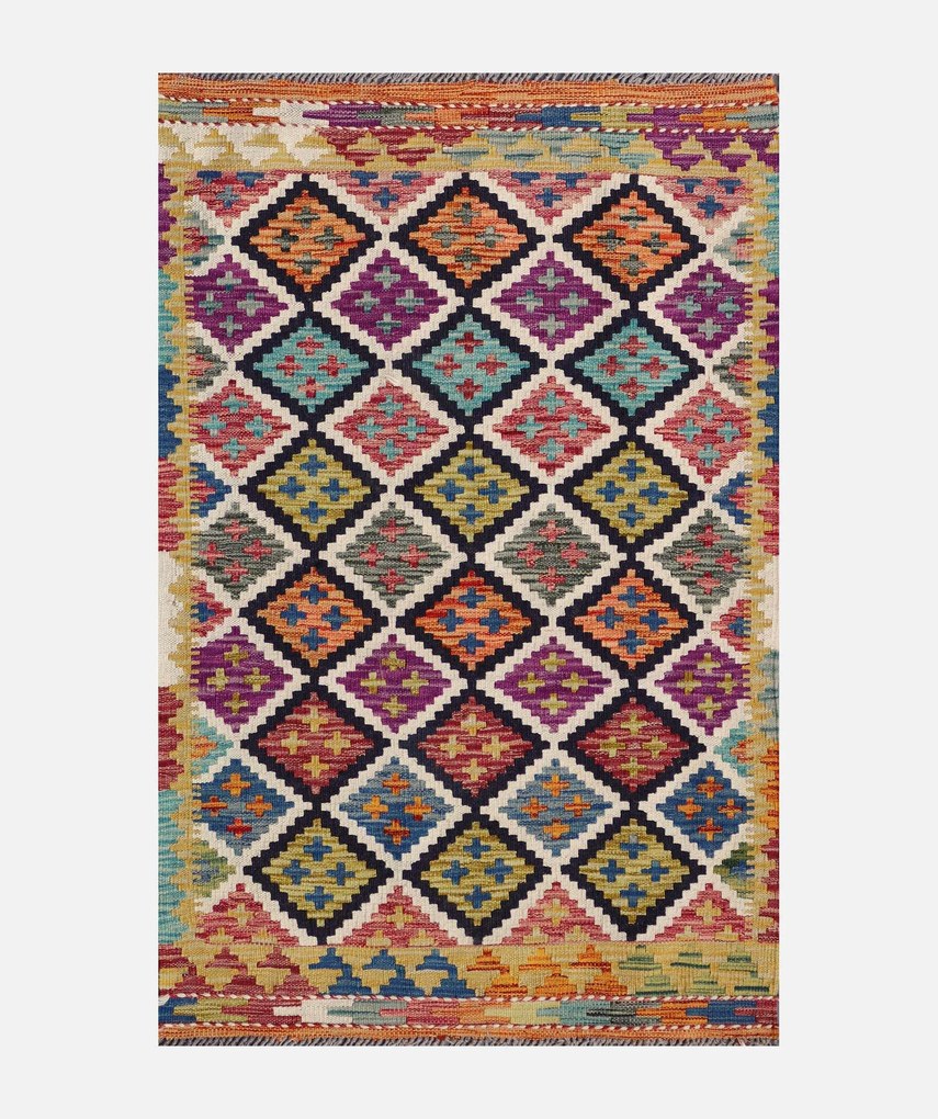 Kilim Tappeto 80 x 120 (Pakistan) Tessuto A Mano
