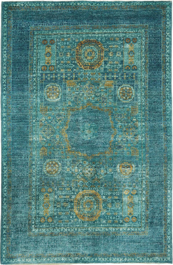 Mamluk Tappeto orientale 120x190 Blu (Pakistan) Annodato A Mano
