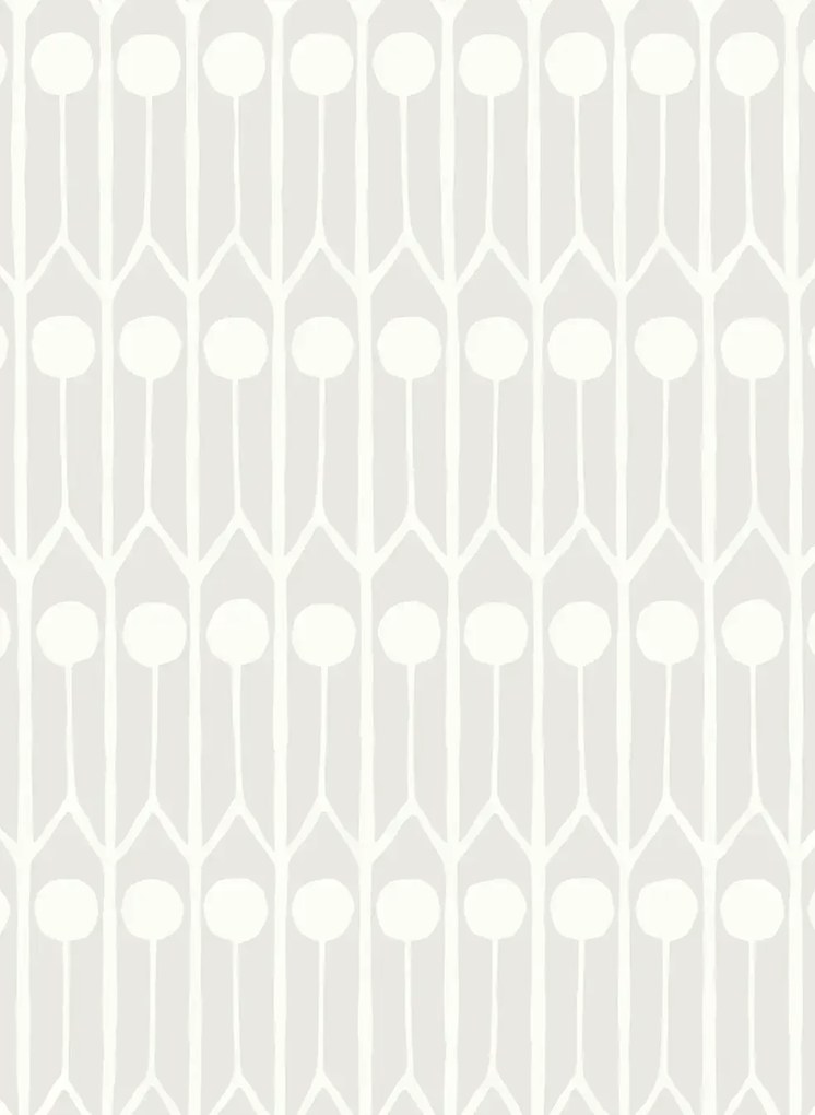 Littlephant Tapete Feathers - Ebony/ White